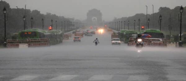 Rain improves Delhi’s air quality